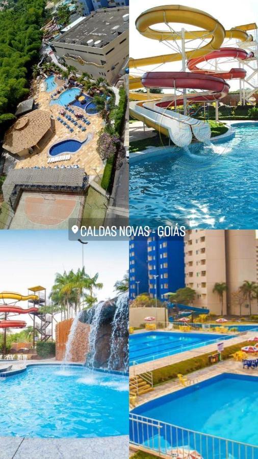 Hotel Golden Dolphin Resort - Flat No Decimo Andar Quarto Com Varanda กัลดัสโนวัส ภายนอก รูปภาพ